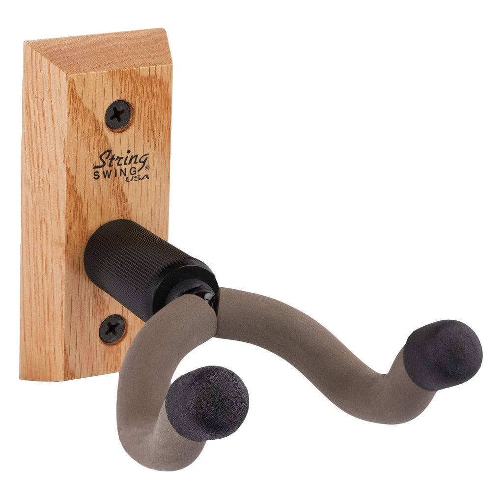 String Swing CC01KOAK Hardwood Home & Studio Guitar Hanger Natural
