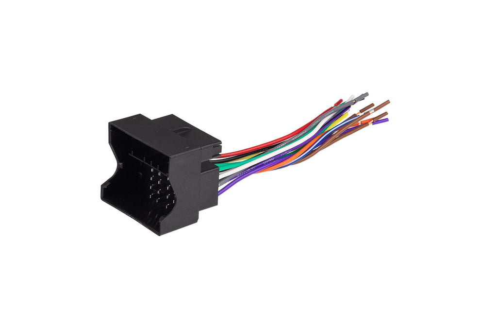 Scosche VW03B Compatible with Select 2002-05 Volkswagen Power/Speaker Connector / Wire Harness for Aftermarket Stereo Installation with Color Coded Wires, multi, Standard_packaging 2002-Up Audi, BMW & VW Wire Harness