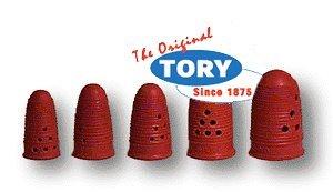 Tory Red Rubber Finger Pads Size 12-12/Box
