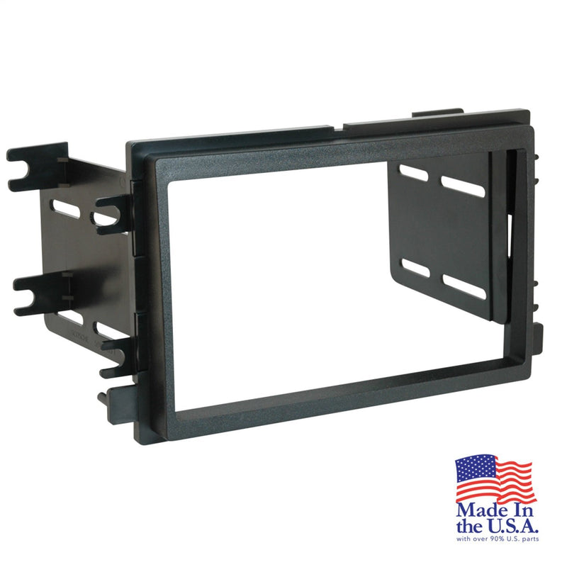 Scosche FD1426B Compatible with Select 2004-09 Ford / Lincoln / Mercury ISO Double DIN Dash Kit Black