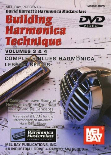Mel Bay Building Harmonica Technique Volumes 3 & 4 DVD