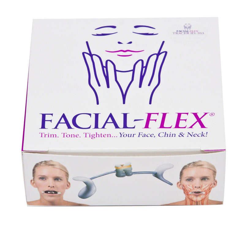 Facial Flex Facial Exercise and Neck Toning Kit Facial Flex Device, Facial Flex Bands 8 oz & 6 oz Packs & Carrying Case - FDA-Registered Exercise Devices for Face Lift Toning & Strengthening