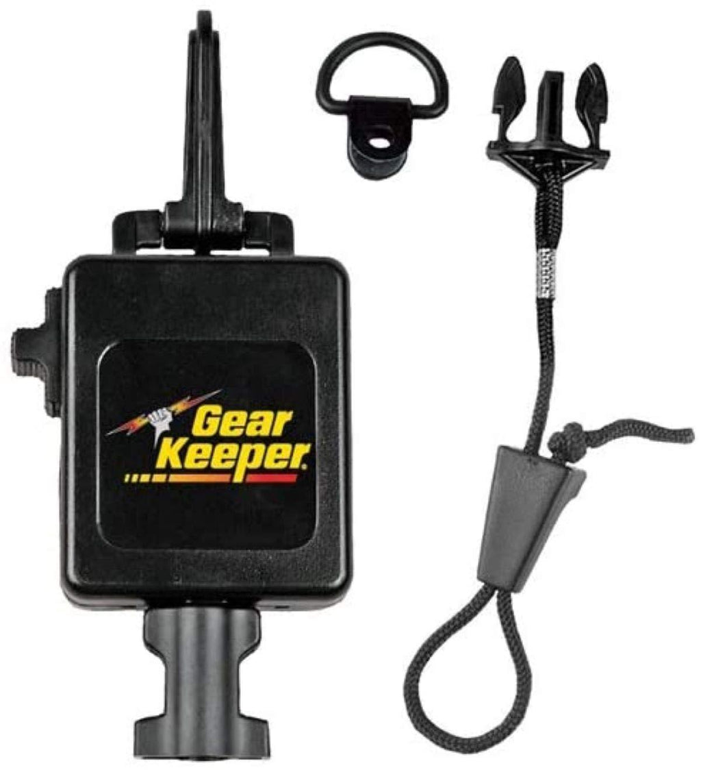 [AUSTRALIA] - Hammerhead Industries Gear Keeper CB MIC KEEPER Retractable Microphone Holder RT3-4112 – Features Heavy-Duty Snap Clip Mount, Adjustable Mic Lanyard and Hardware Mounting Kit - Made in USA Black 