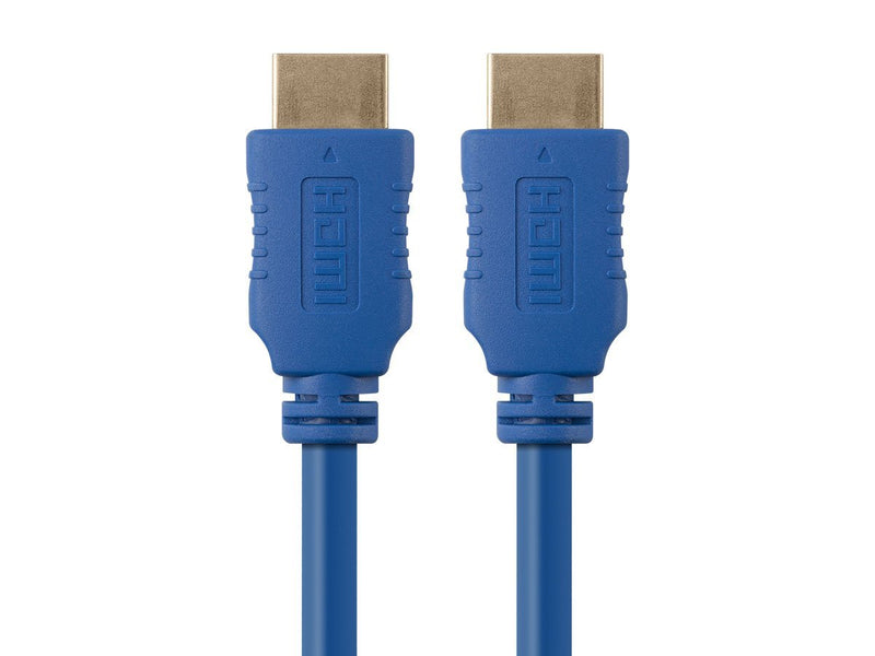 28AWG High Speed HDMI Cable w/Ferrite Cores, Blue (6 feet)