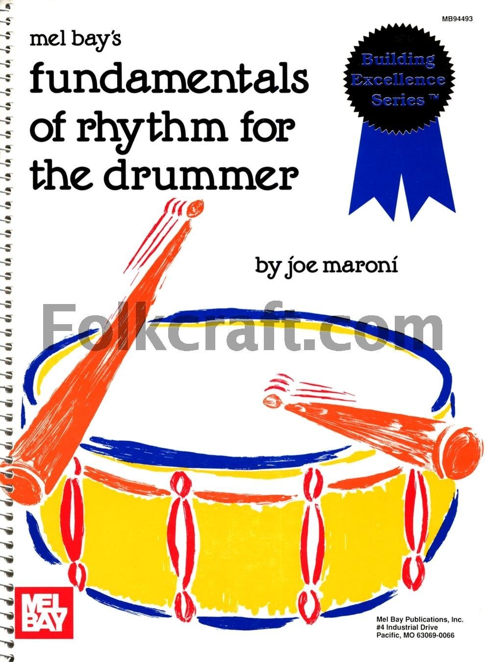 Mel Bay Fundamentals of Rhythm for the Drummer (Book)