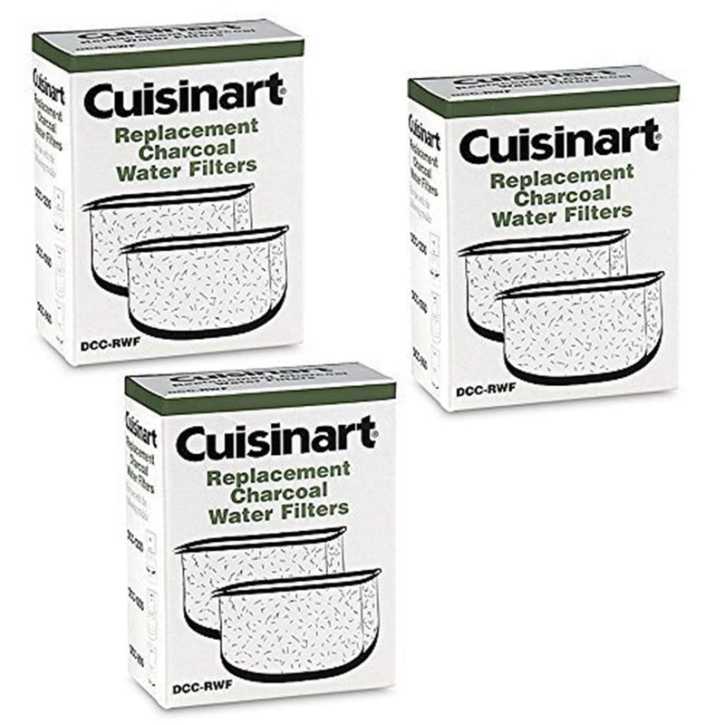 Cuisinart DCC-RWFTriple Pack Charcoal Water Filters in Cuisinart DCC-RWF Retail Box Original Version