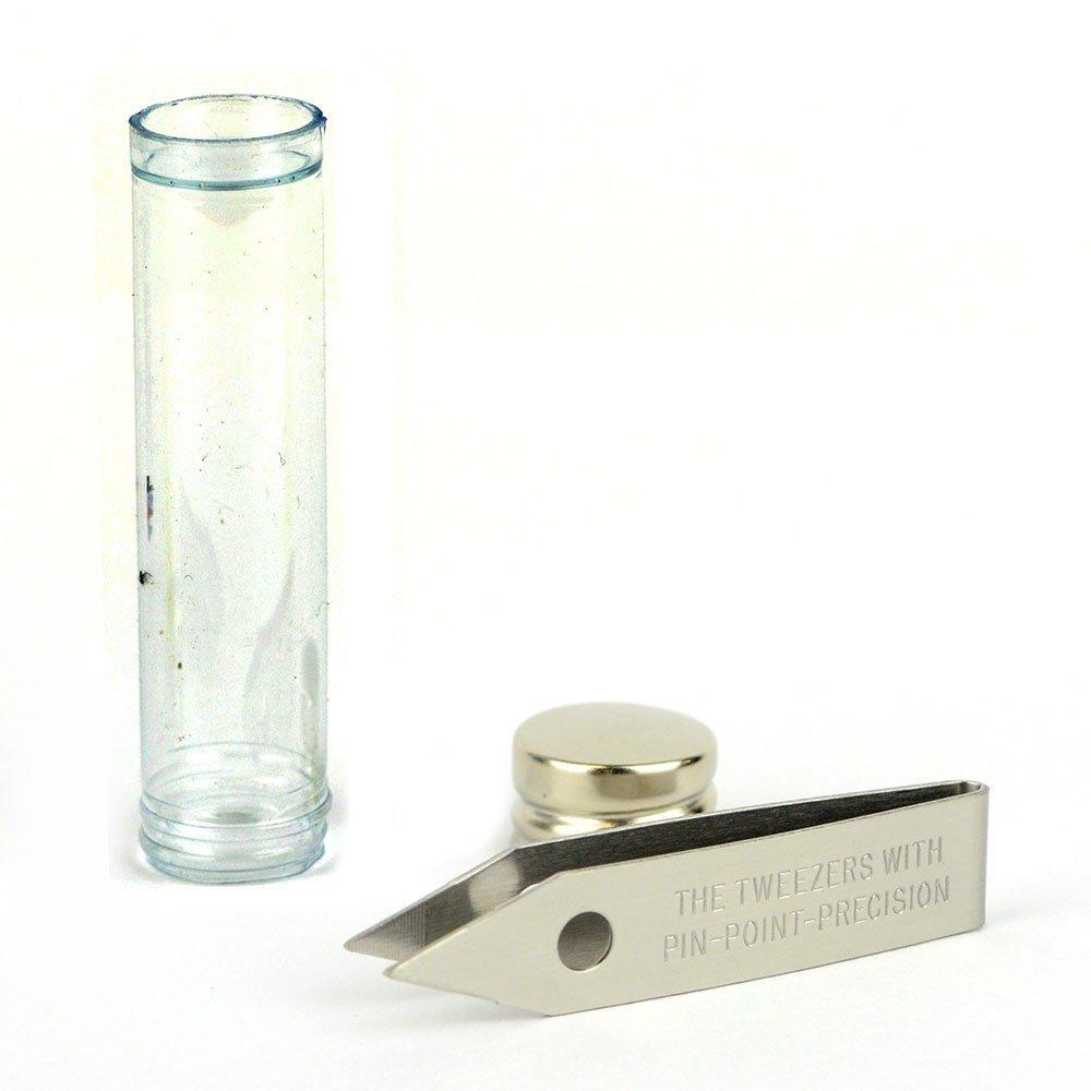 Sliver Gripper Uncle Bill’s 19074 Tweezers in a Recloseable Tube - 600