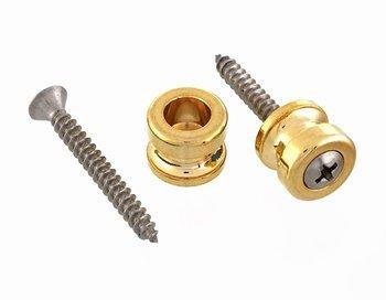 2 Buttons Only for Schaller Strap Locks Gold Allparts AP-0682-002
