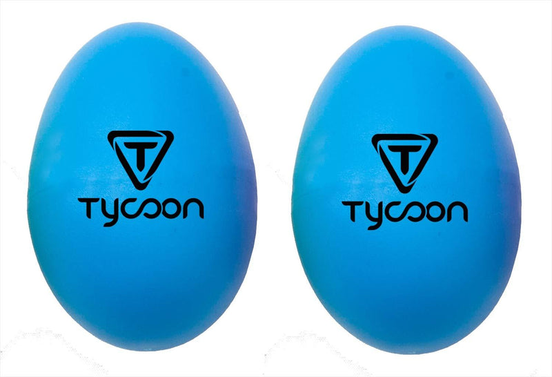 Tycoon Percussion Plastic Egg Shakers - Blue