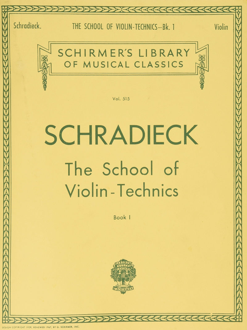 School of Violin Technics - Book 1
