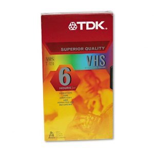 TDK 6-Hr Standard T-120 VHS Video Tape