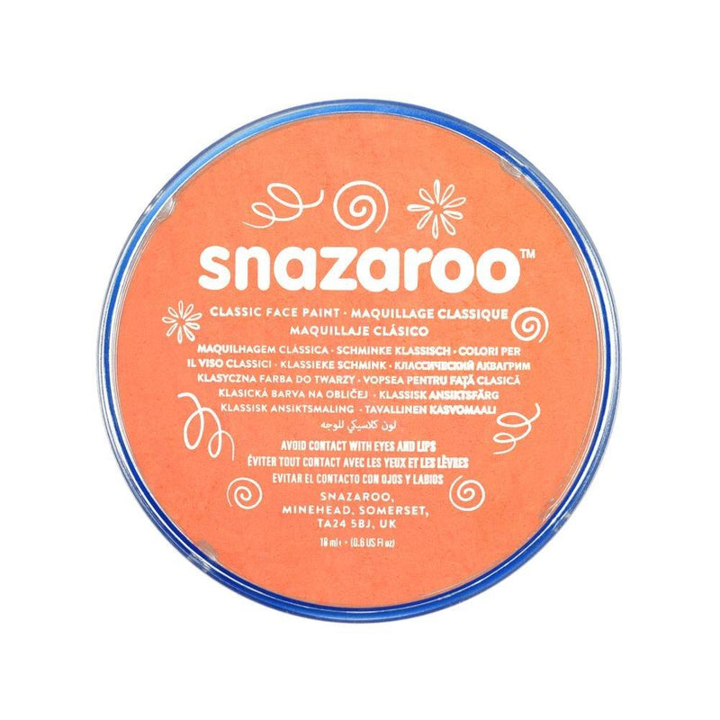 Snazaroo Classic Face and Body Paint, 18ml, Apricot