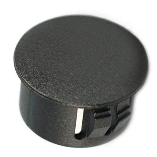 50 Black Nylon Locking Hole Plugs 3/4"