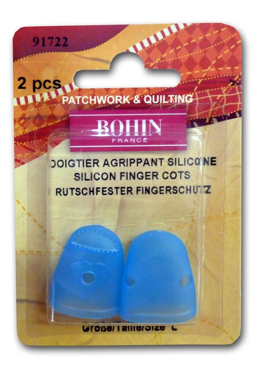 Bohin 91722 Rubber Finger Tip, Large Size, 2-Pack