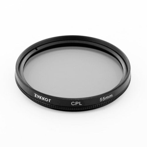 Albinar 55mm CPL Circular Polarizer C-PL Filter - Black