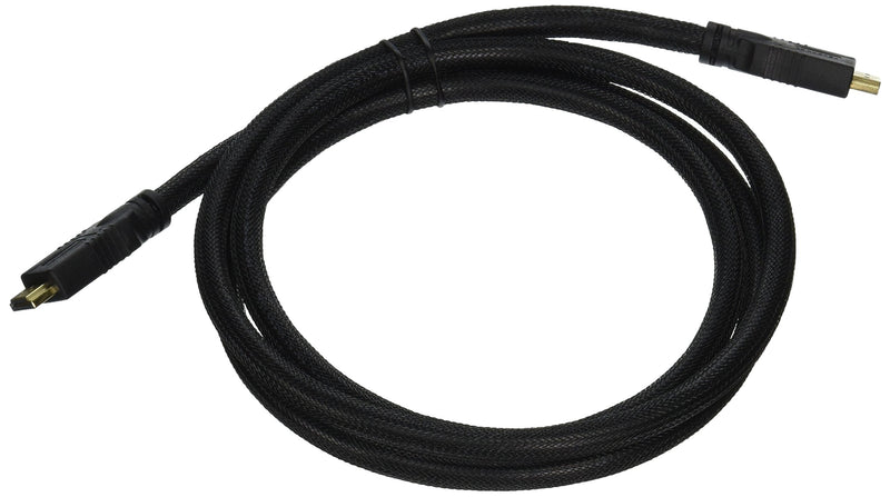 Monoprice - 103661 Commercial 6ft 24AWG CL2 High Speed HDMI Cable w/ Net Jacket - Black
