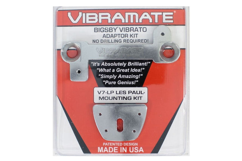Vibramate V7-LP Les Paul Adaptor Mounting Kit, For Bigsby B7, Aluminum