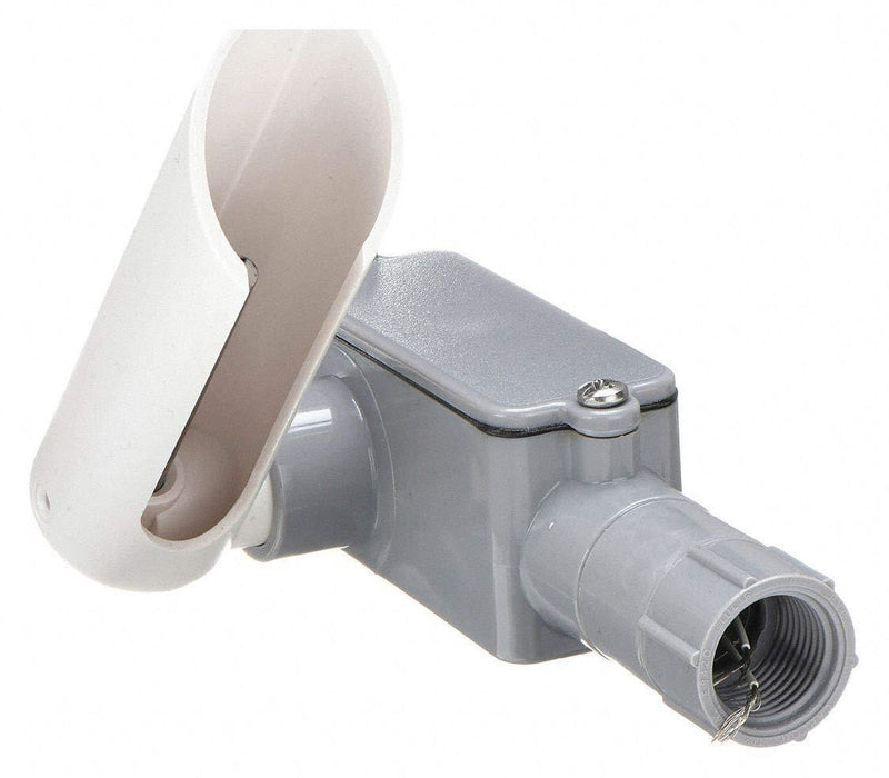 Johnson Controls TE-6313P-1 Temperature Sensor, Outdoor Air Mounting, Nickel, 1000 Ohm