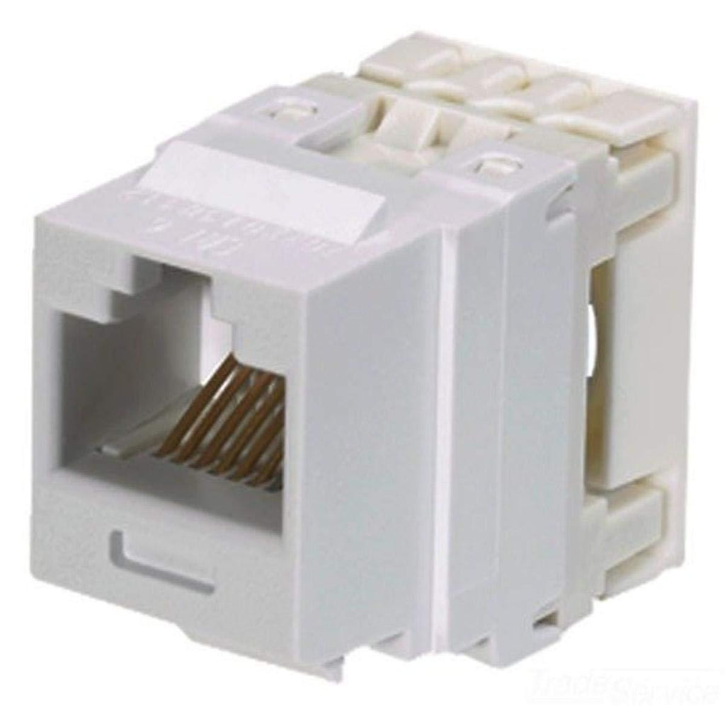 Panduit NK688MEI Category-6 8-Wire Jack Module, Electric Ivory, 4-Pair