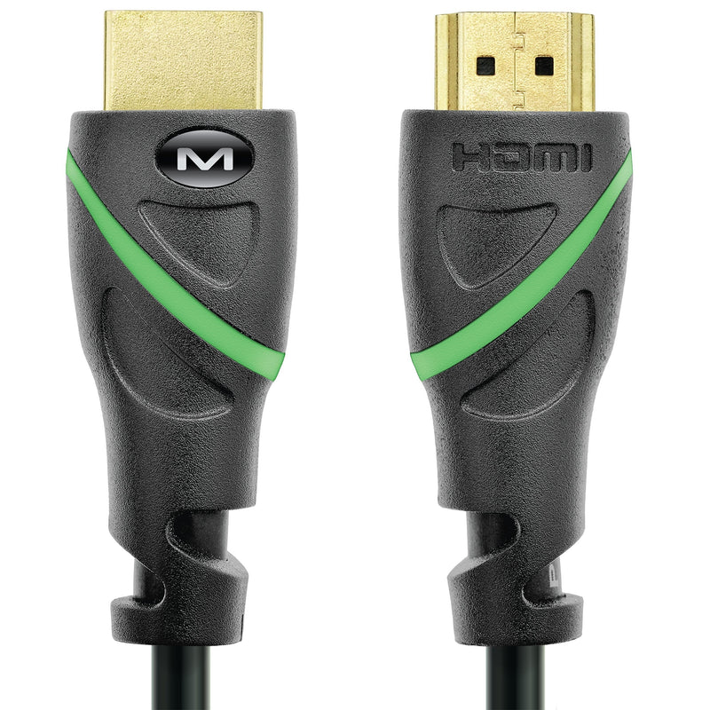 Mediabridge Flex Series HDMI Cable (1 Foot) Supports 4K@50/60Hz, High Speed, Hand-Tested, HDMI 2.0 Ready - UHD, 18Gbps, Audio Return Channel 1 Foot