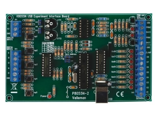 Velleman K8055N USB Experiment Interface Board (New Vers.)