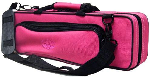 Sky"C" Flute Lightweight Case with Shoulder Strap (Bright Pink) Bright Pink