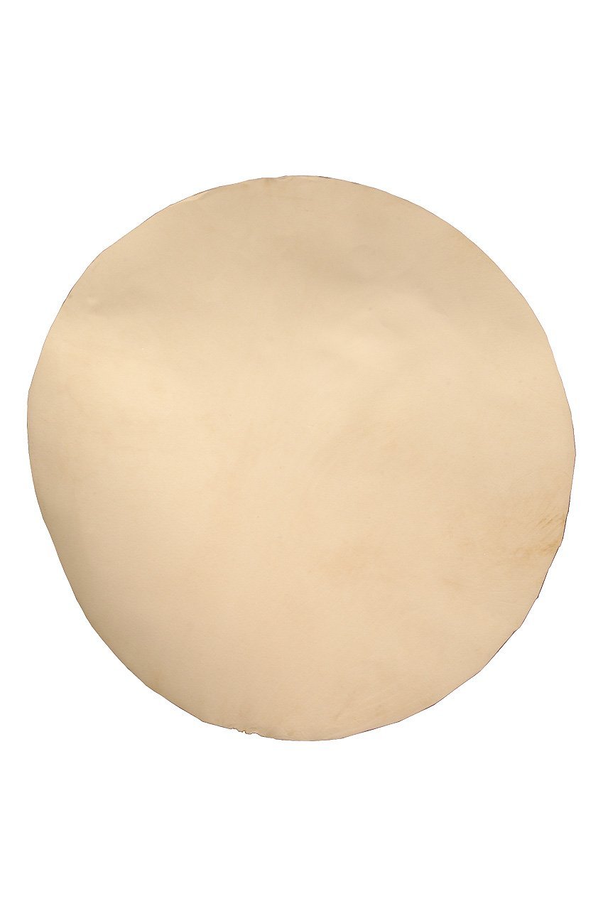 Natural Goatskin, White, 18", Medium 18 Inch