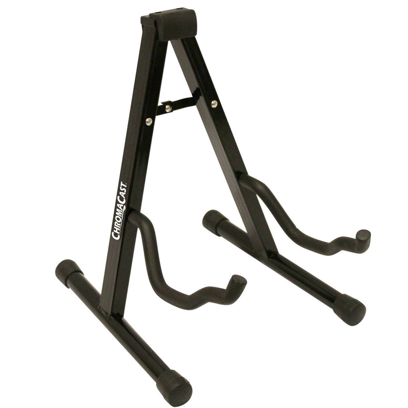 ChromaCast Folding A-Frame Stand for Acoustic and Electric Guitars with Secure Lock (CC-MINIGS) Single