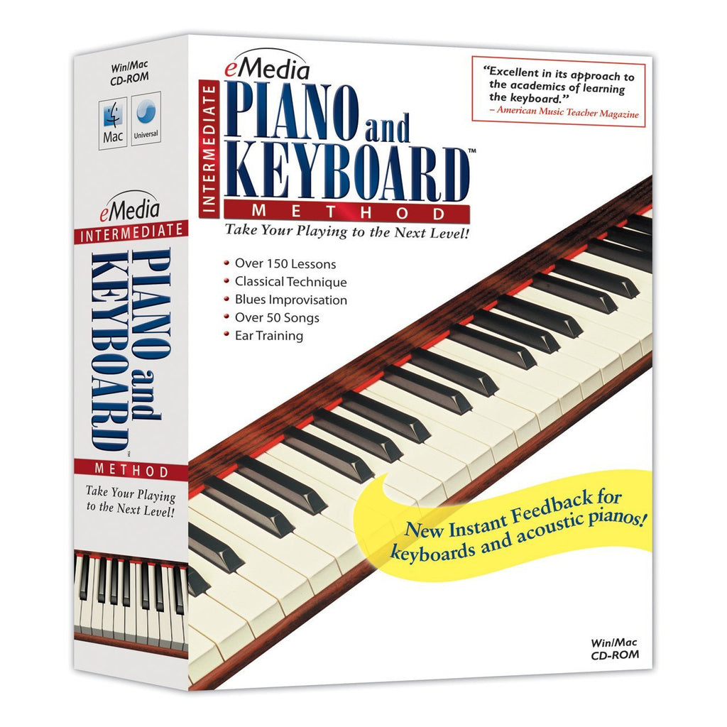 eMedia Intermediate Piano and Keyboard Method v2 PC/Mac Disc