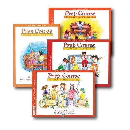 Alfred's Basic Piano Prep Course Level A - Four Book Set - Includes Lesson, Theory, Technic, and Notespeller books
