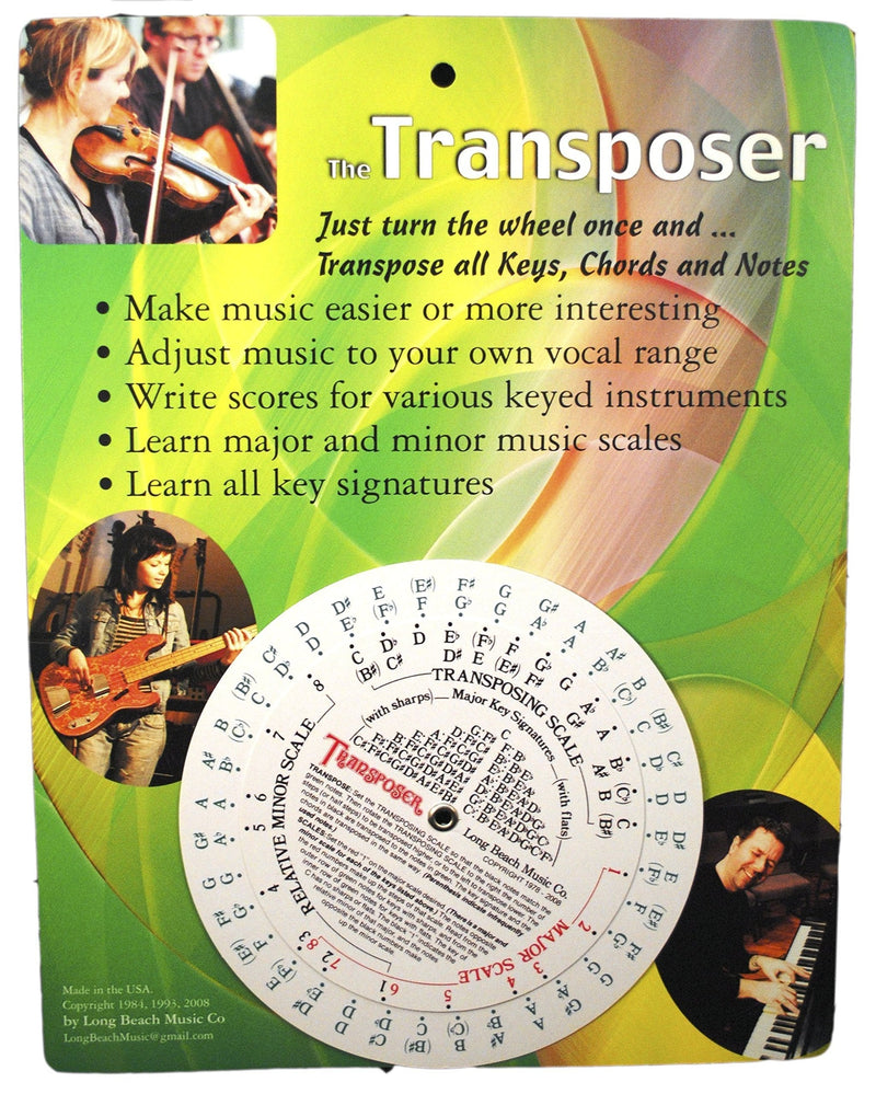 Music Transpose Tool for Notes, Chords and Key Signature
