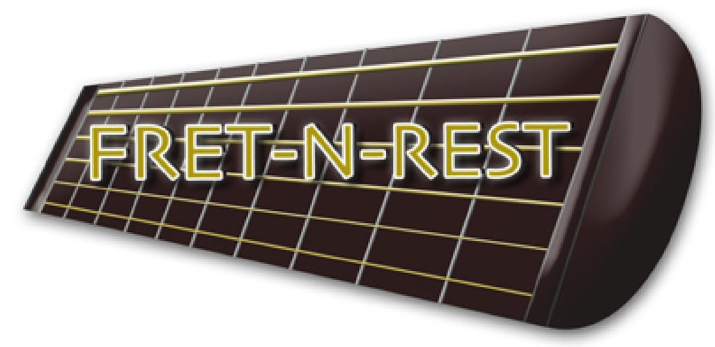 Fret-N-Rest(TM) Guitar Practice Neck Fretboard Tool and Computer Keyboard Wrist Rest
