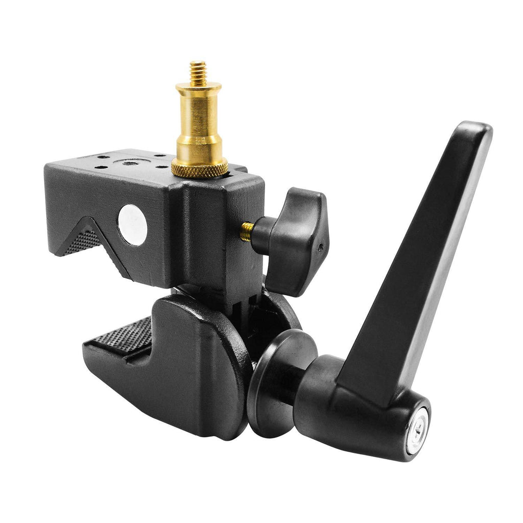 LimoStudio Super Clamp with Standard Stud for Photo Photography Studio, AGG1108