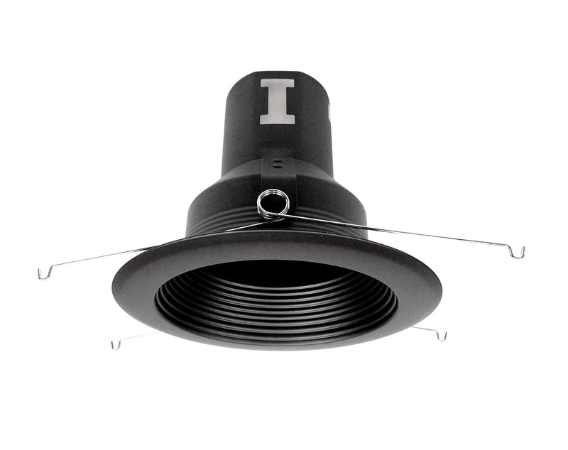 NICOR Lighting 5 inch Black Recessed Baffle Trim (15511BK)