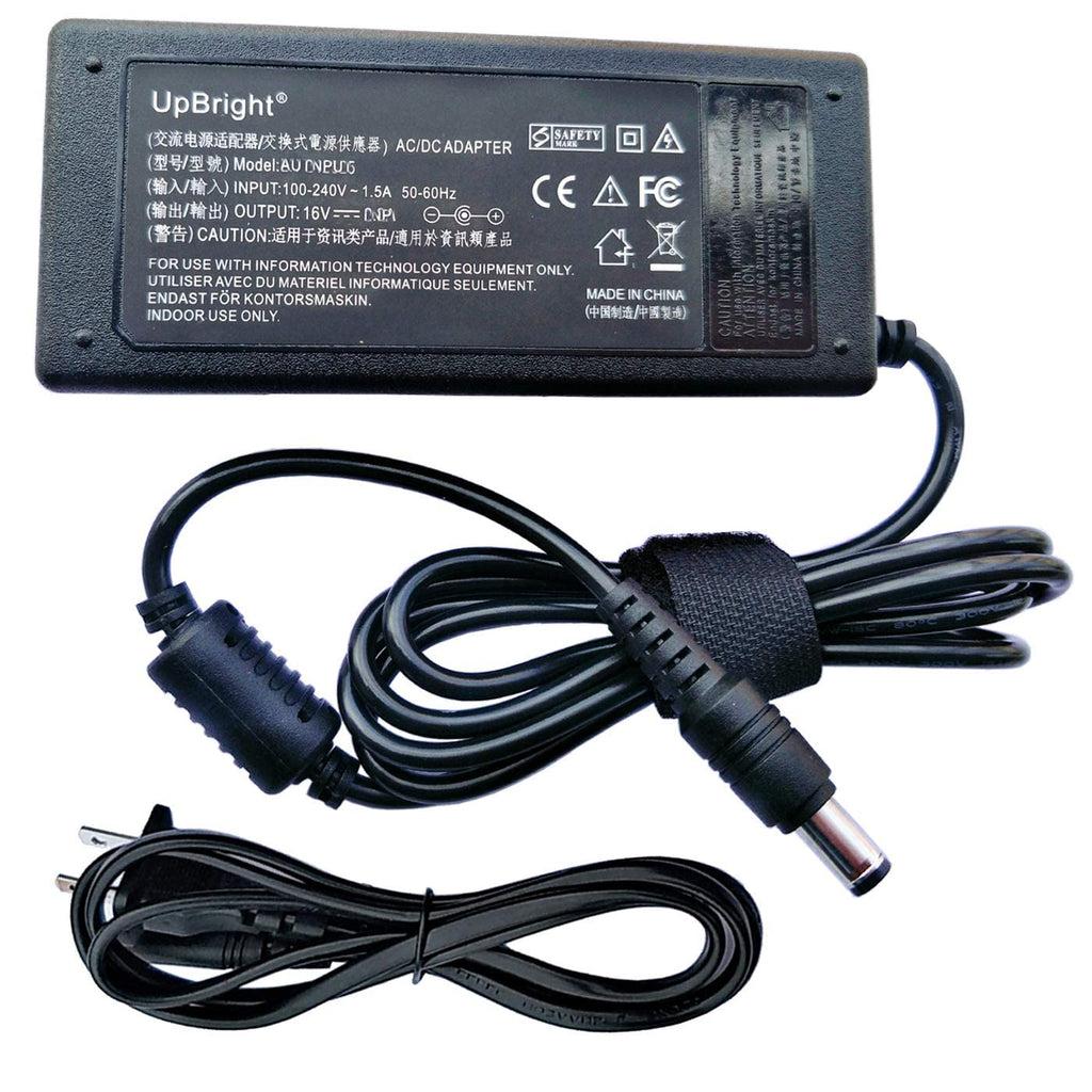 UpBright 16V AC/DC Adapter Compatible with Yamaha P-120 Pro P-120S P120 S P120S PA-300C PA300C PA-300 C PA300 Keyboard Piano Tone Generator Motif XS Rack Synthesizer Sound Module 2.4A Power Supply PSU