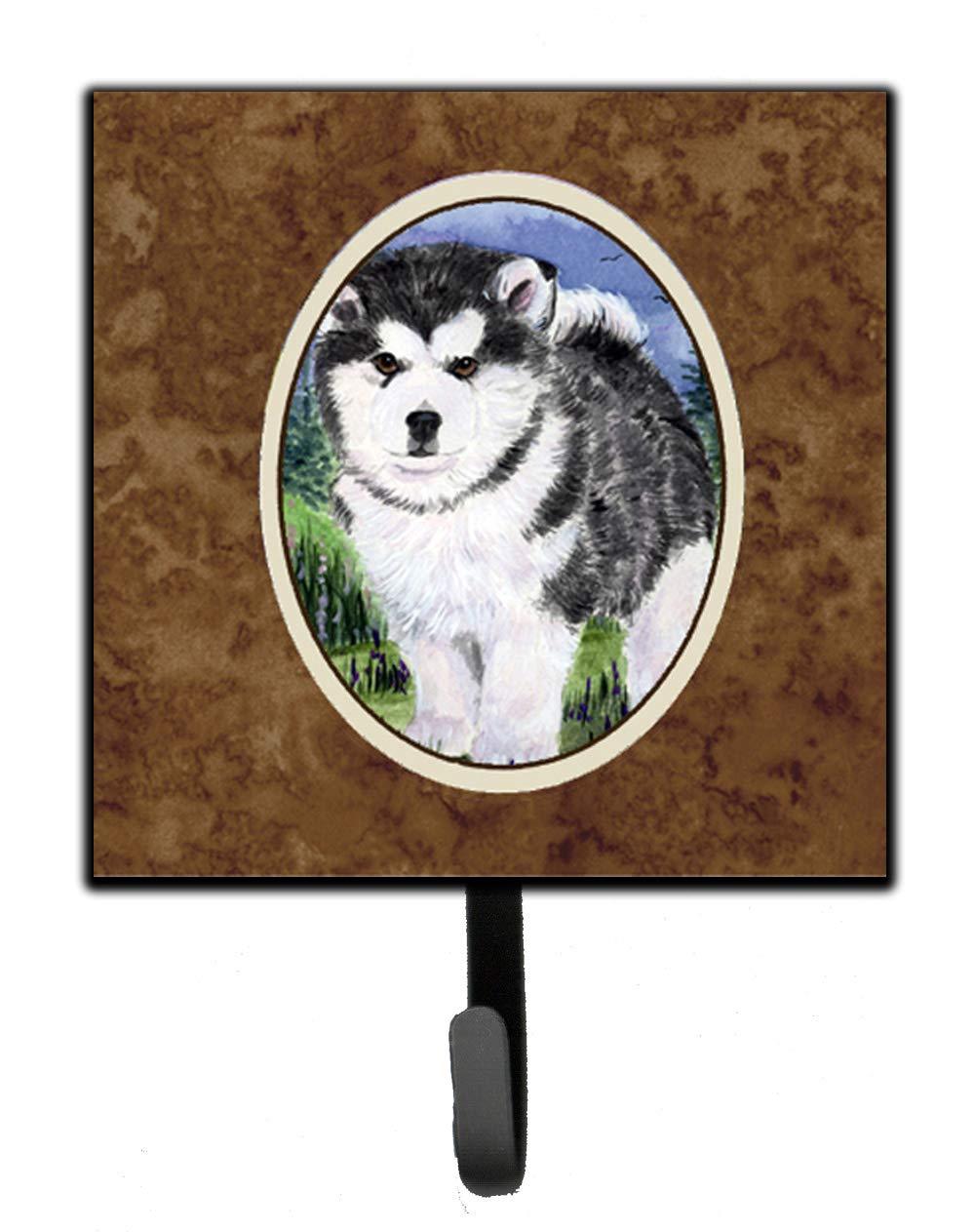 Caroline's Treasures SS8027SH4 Alaskan Malamute Leash Holder or Key Hook, 7Hx4.25W, Multicolor