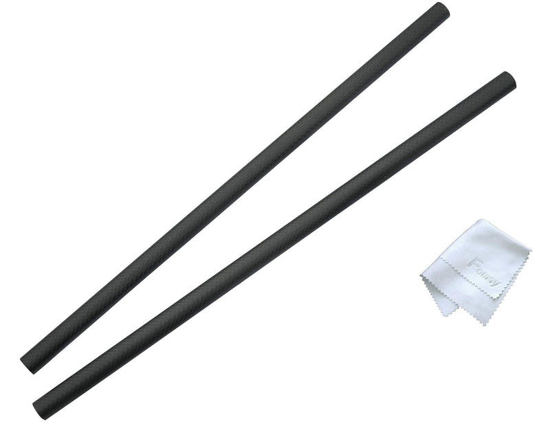 (2 Pack) 40cm 16inch 15mm Carbon Fiber Rod for DSLR Camera Rig Rail Follow Fucus Cage Matte Box Rod Rail 30cm
