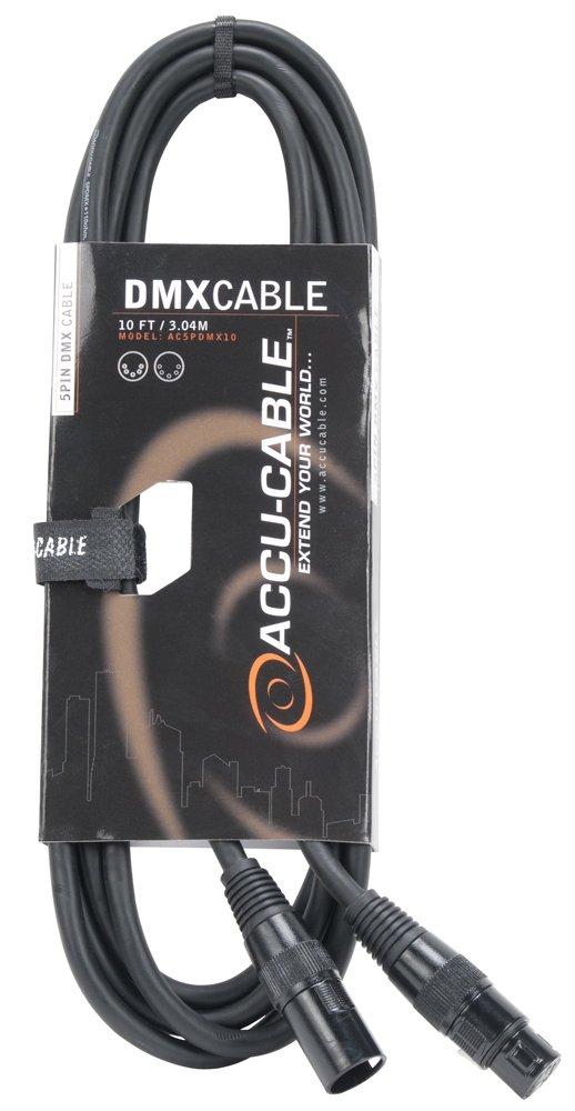 ADJ Products 10 FOOT, 5 PIN DMX CABLE (AC5PDMX10)