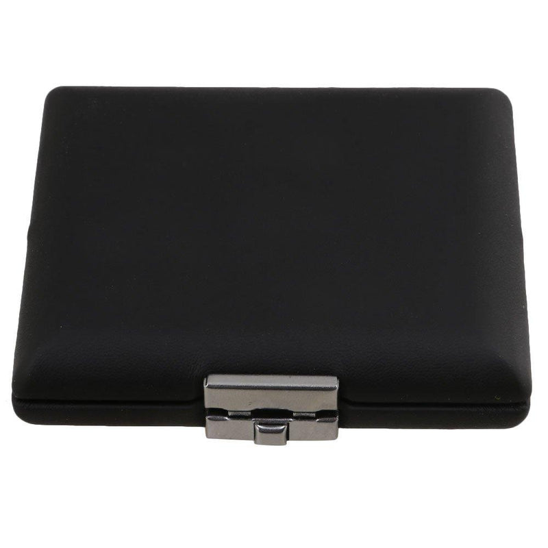 BQLZR Black PU Leather Oboe Reed Holder Case 9.2x7.8x2cm for 6PCS Reeds