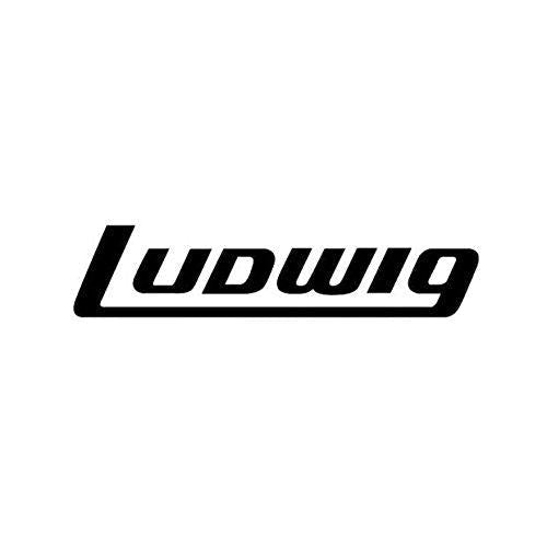 Ludwig AV8042 Bass Drum Decal, Black on Clear