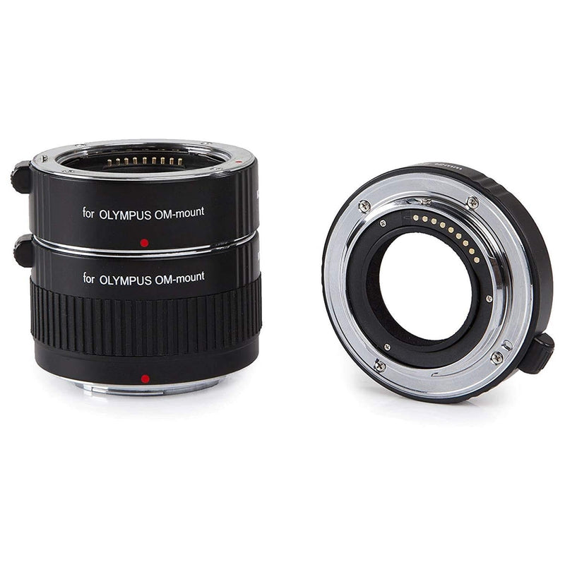 Movo AF Macro Extension Tube Set for Olympus EVOLT Four-Thirds Mount DSLR Camera with 12mm, 20mm and 36mm Tubes (Metal Mount)