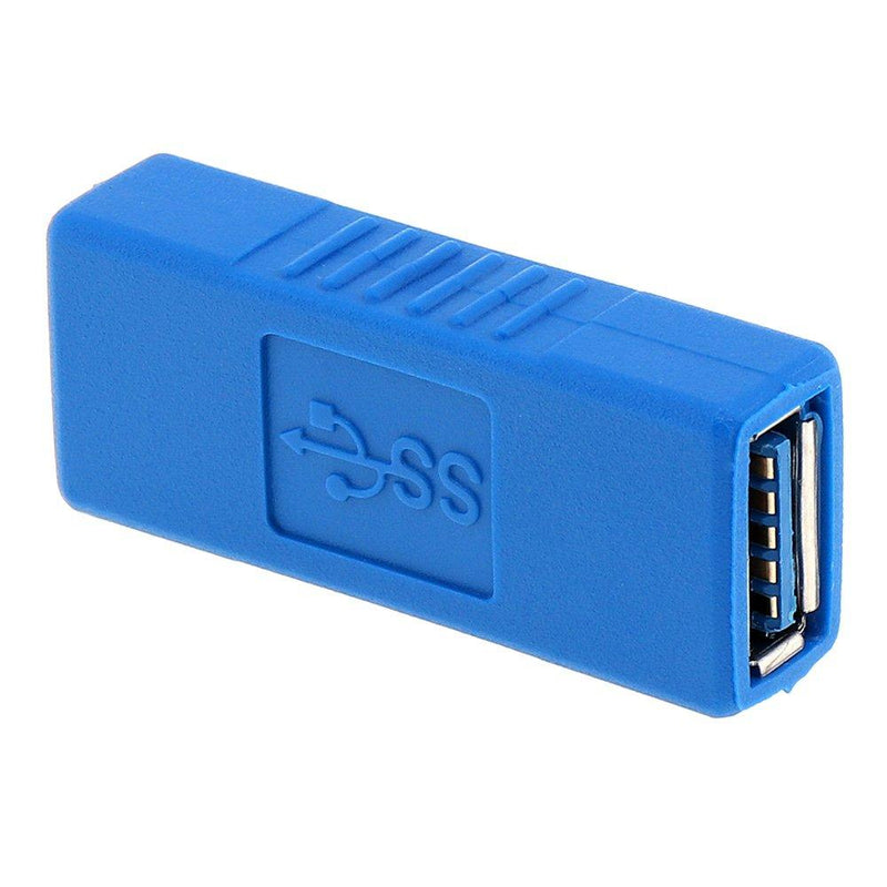DiGiYes SuperSpeed USB 3.0 Type-A Female to Female Adapter Bridge Extension Coupler Gender Changer Connector