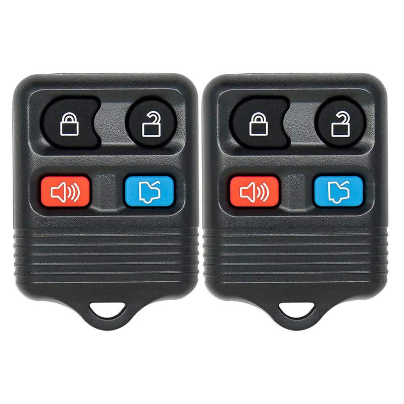 Keyless2Go Replacement for Keyless Entry Remote Car Key Fob Vehicles That Use CWTWB1U331, Self-Programming - 2 Pack