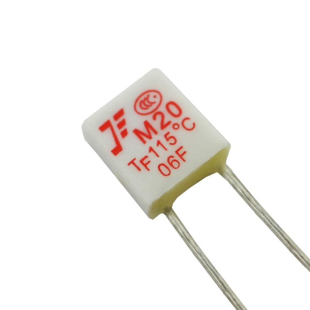 10Pcs New M20 TF 115C Thermal Fuse 250V 2A