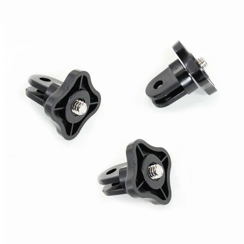 Action Mount - 3 Pieces of Universal Screw Adapter for GoPro Mounts, w/Camera Screw (1/4-Inch 20). These Conversion Adapters Work with a Point-and-Shoot Camera, or Sony Action Cam.