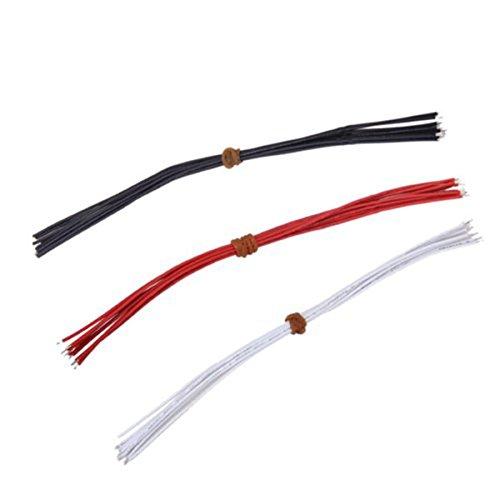 VORCOOL 30pcs 22AWG Hookup Wire Pickup Wire for Guitar and Other Musical Instrument
