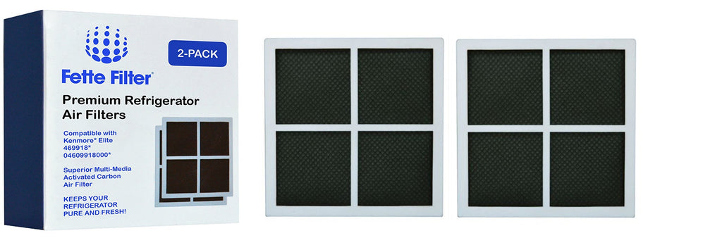 Fette Filter - Refrigerator Air Filter Compatible for Kenmore Elite 469918. (2-Pack)