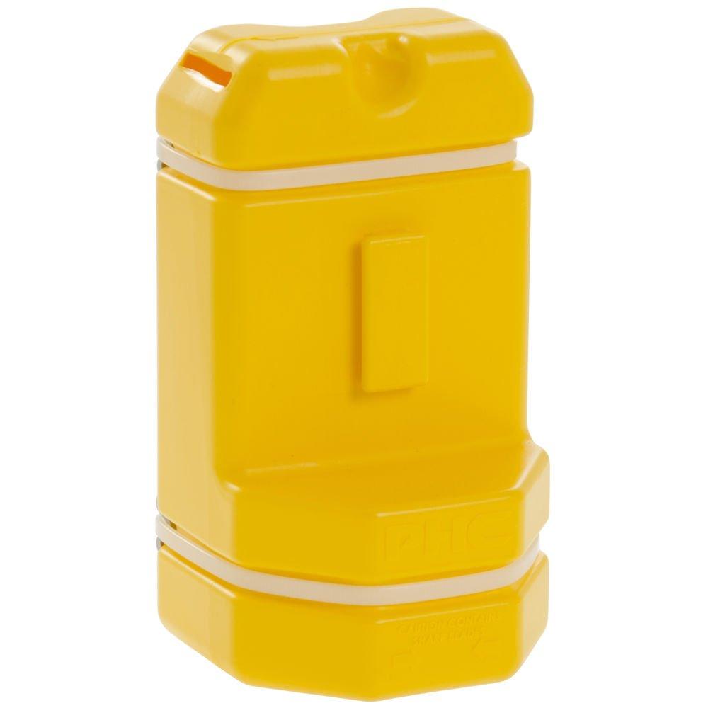 PHc Blade Bank, Disposable Razor Blade Container, Hi-Vis Yellow, BB00205