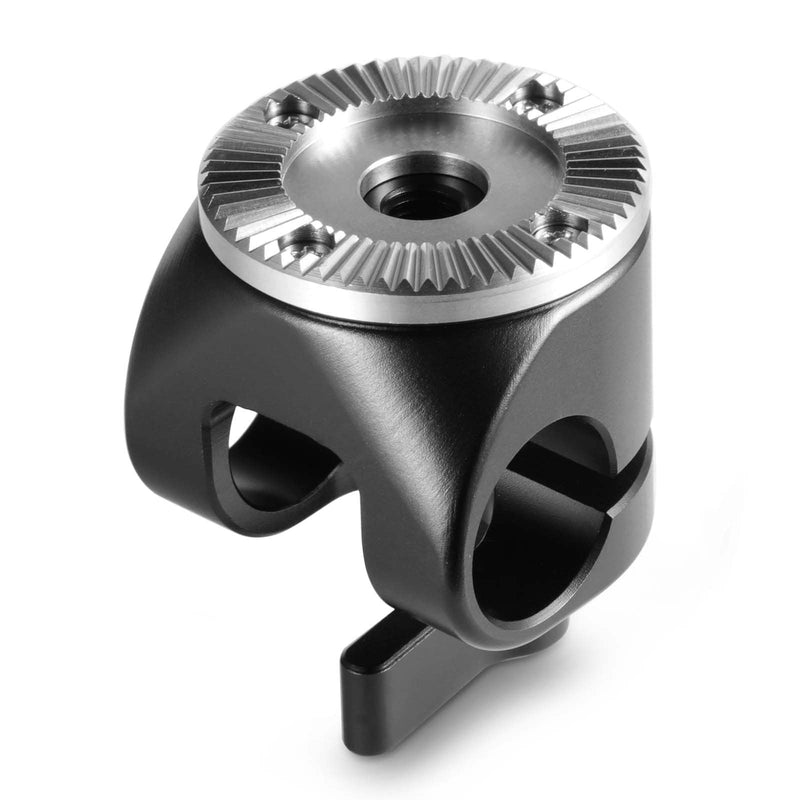 SMALLRIG 15mm Rod Clamp with Rosette for ARRI Standard for Camcorder Support System – 1686