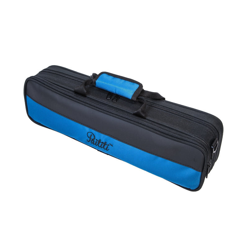 Paititi Lightweight B foot Flute Case with Detachable Shoulder Strap, Large B flute
